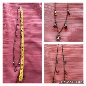 Signed Robert Rose vintage necklace, signed. Many colors and shapes.